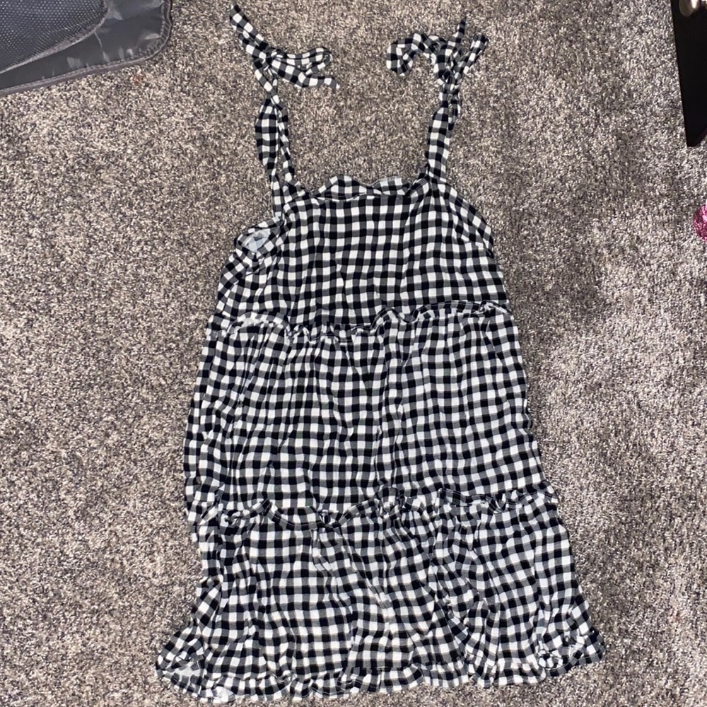 black and white plaid summer dress!